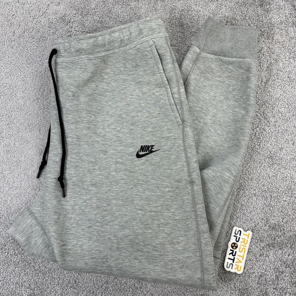 Nike Tech Fleece Joggers Mens 2XL Gray Slim Fit Tapered Cuffed Pants FB8002-063